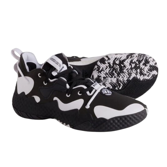 Adidas Men\'s Black/White Harden Vol. 6 Basketball Shoe main image 5